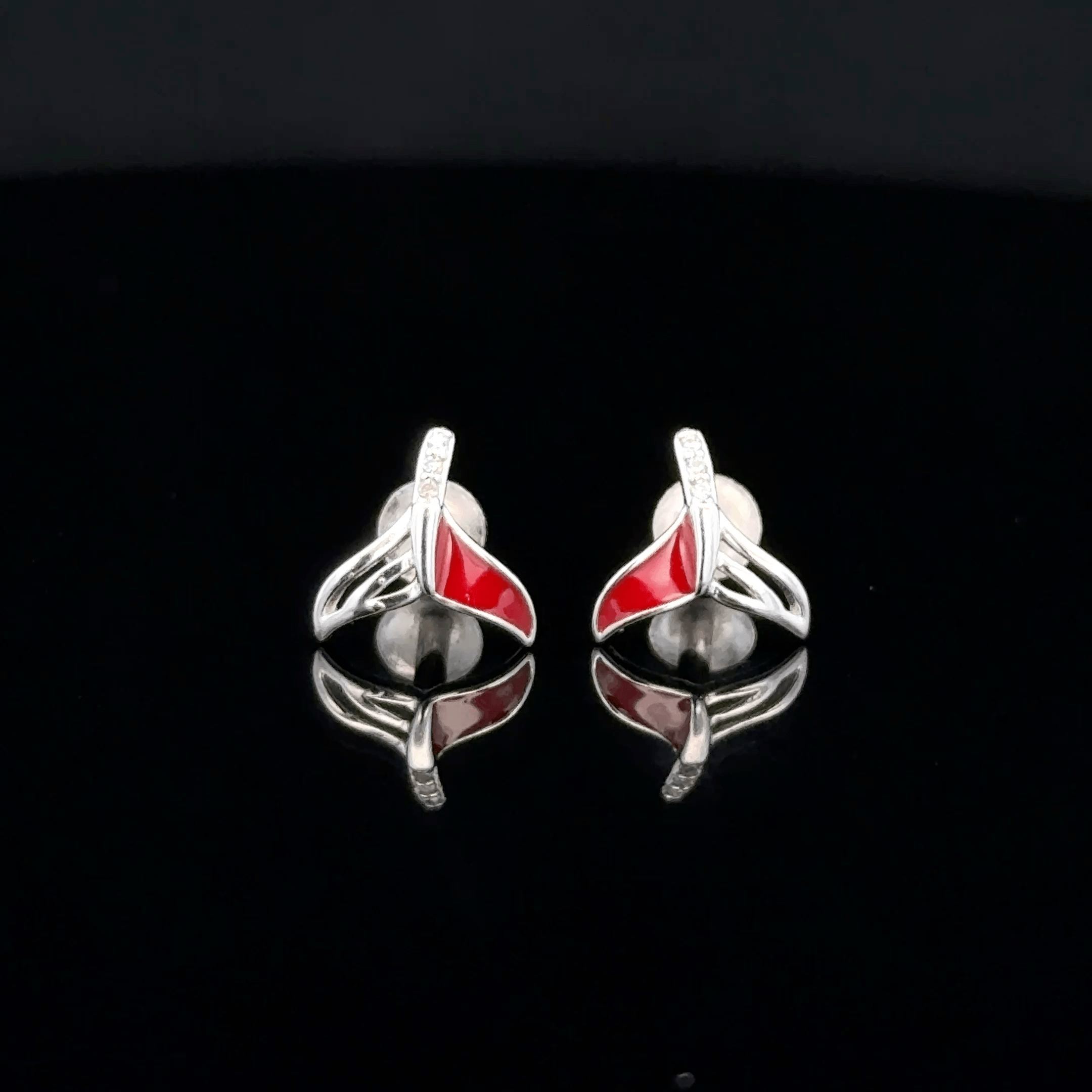 Whale Tail Earrings