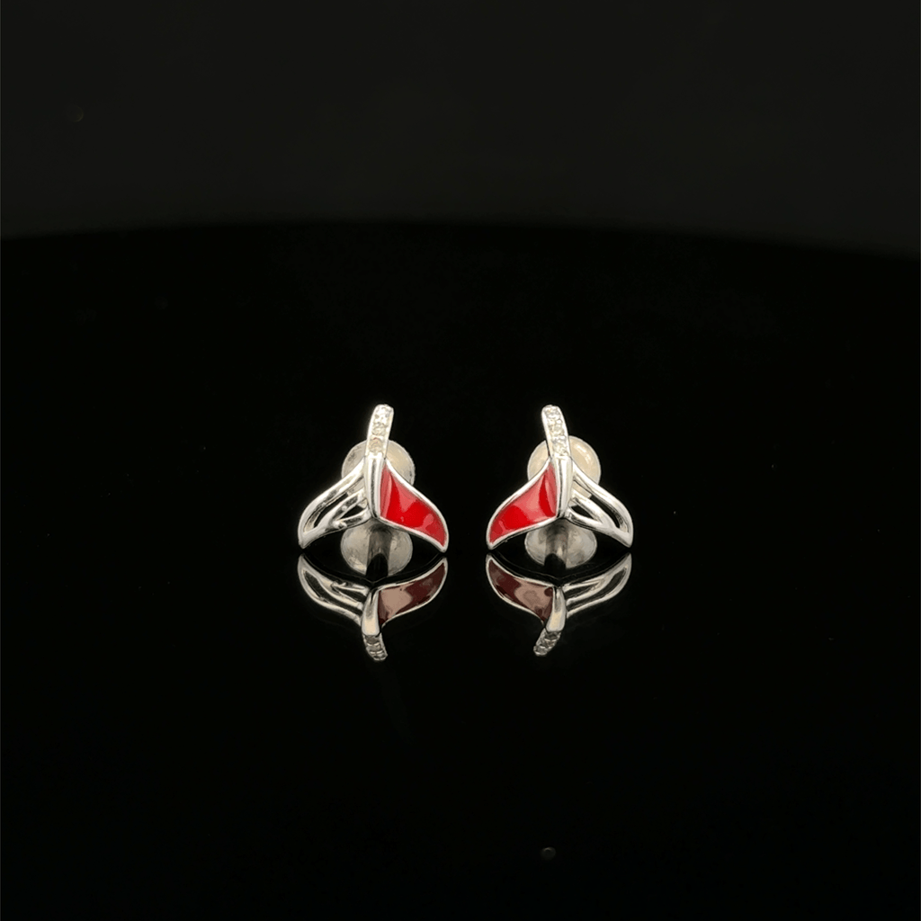 Whale Tail Earrings
