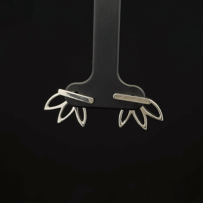 Double Way Flower Earrings