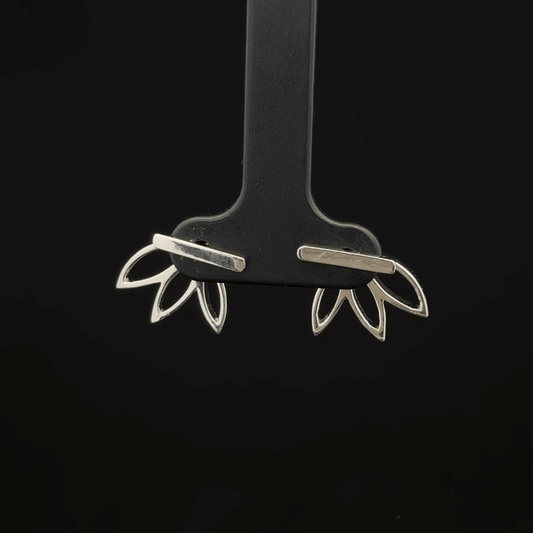 Double Way Flower Earrings