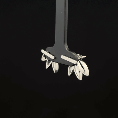 Double Way Flower Earrings