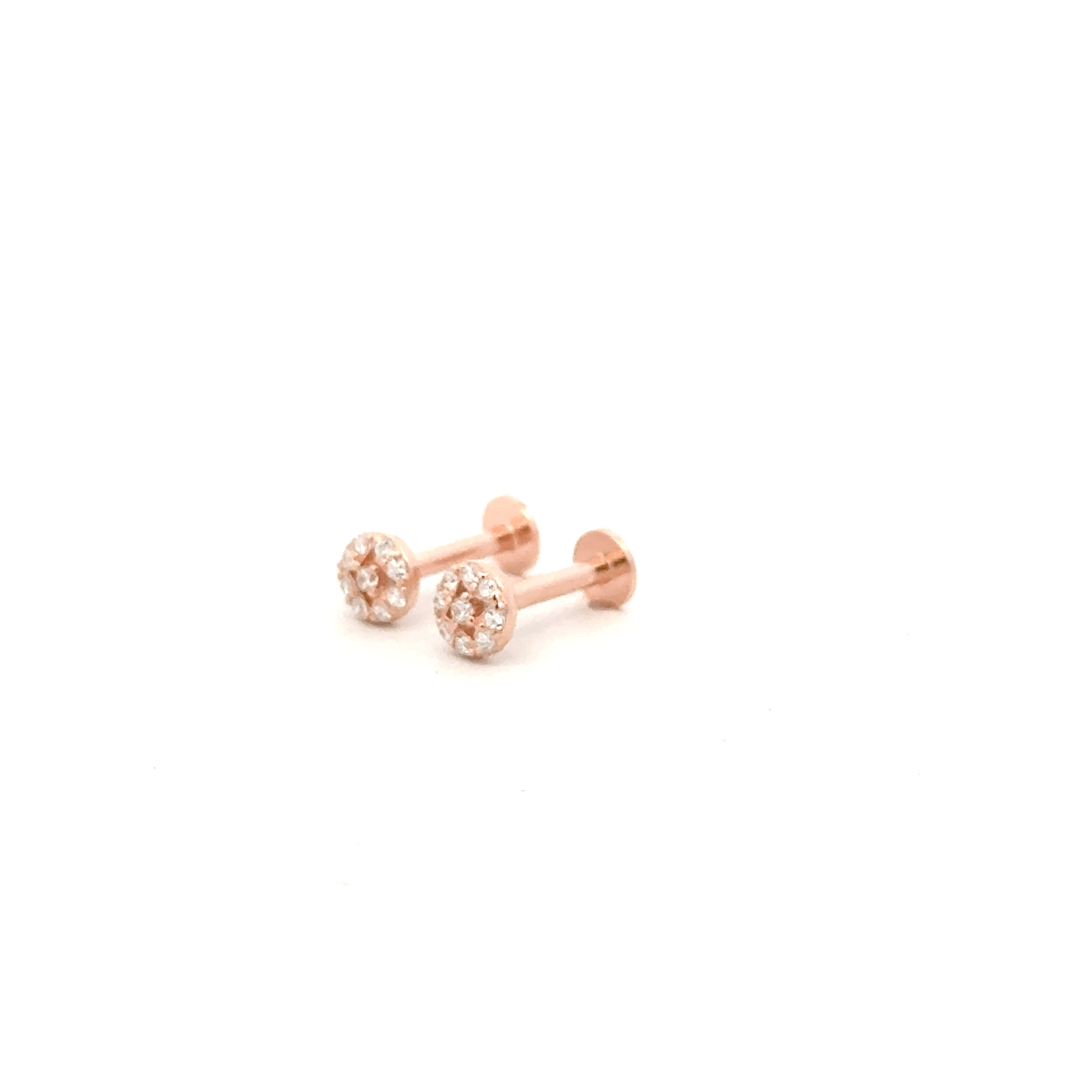 White Stone Stud