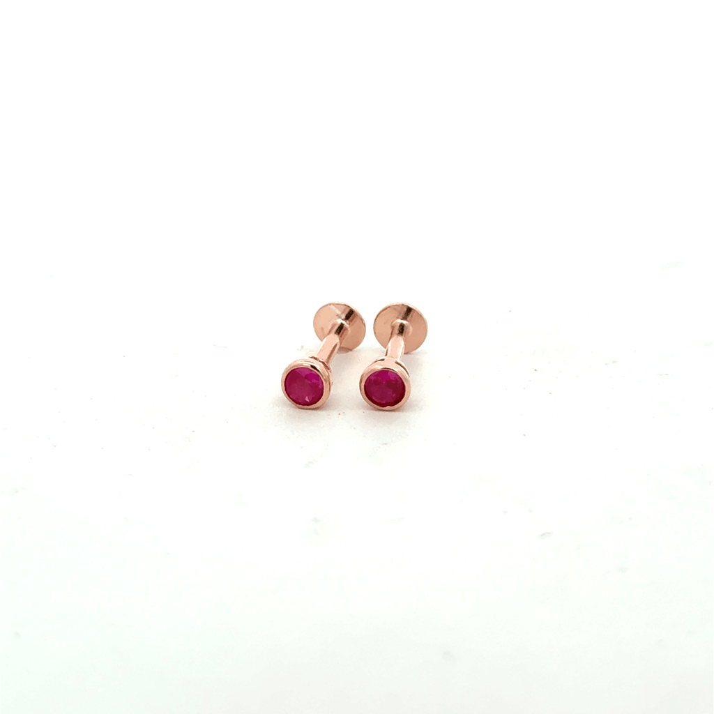 Pink Stone Stud