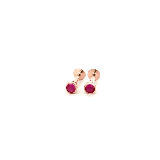 Pink Stone Stud