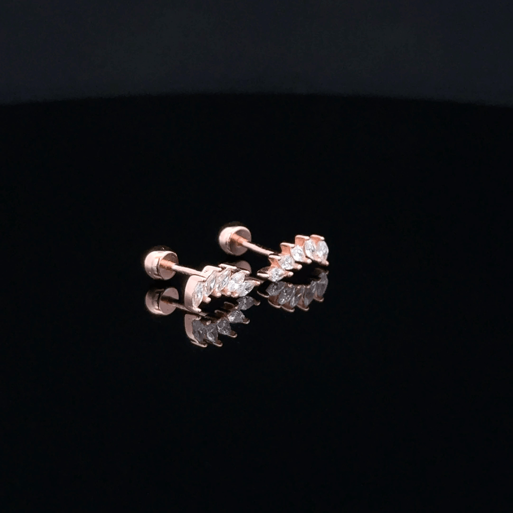 Rosegold 5 stone Second Stud