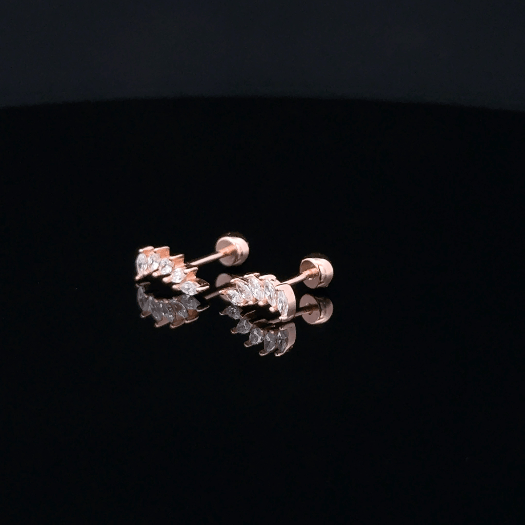 Rosegold 5 stone Second Stud