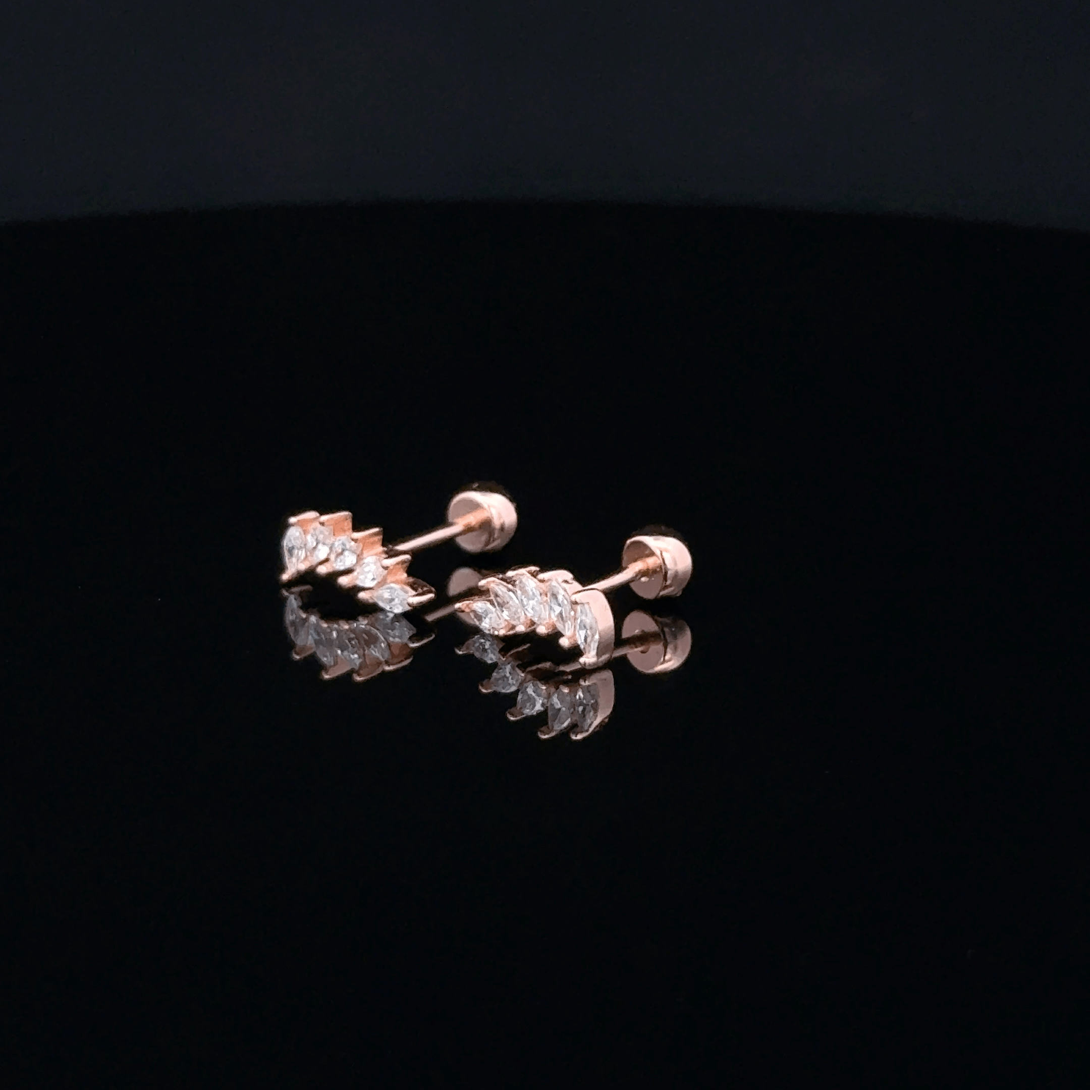 Rosegold 5 stone Second Stud