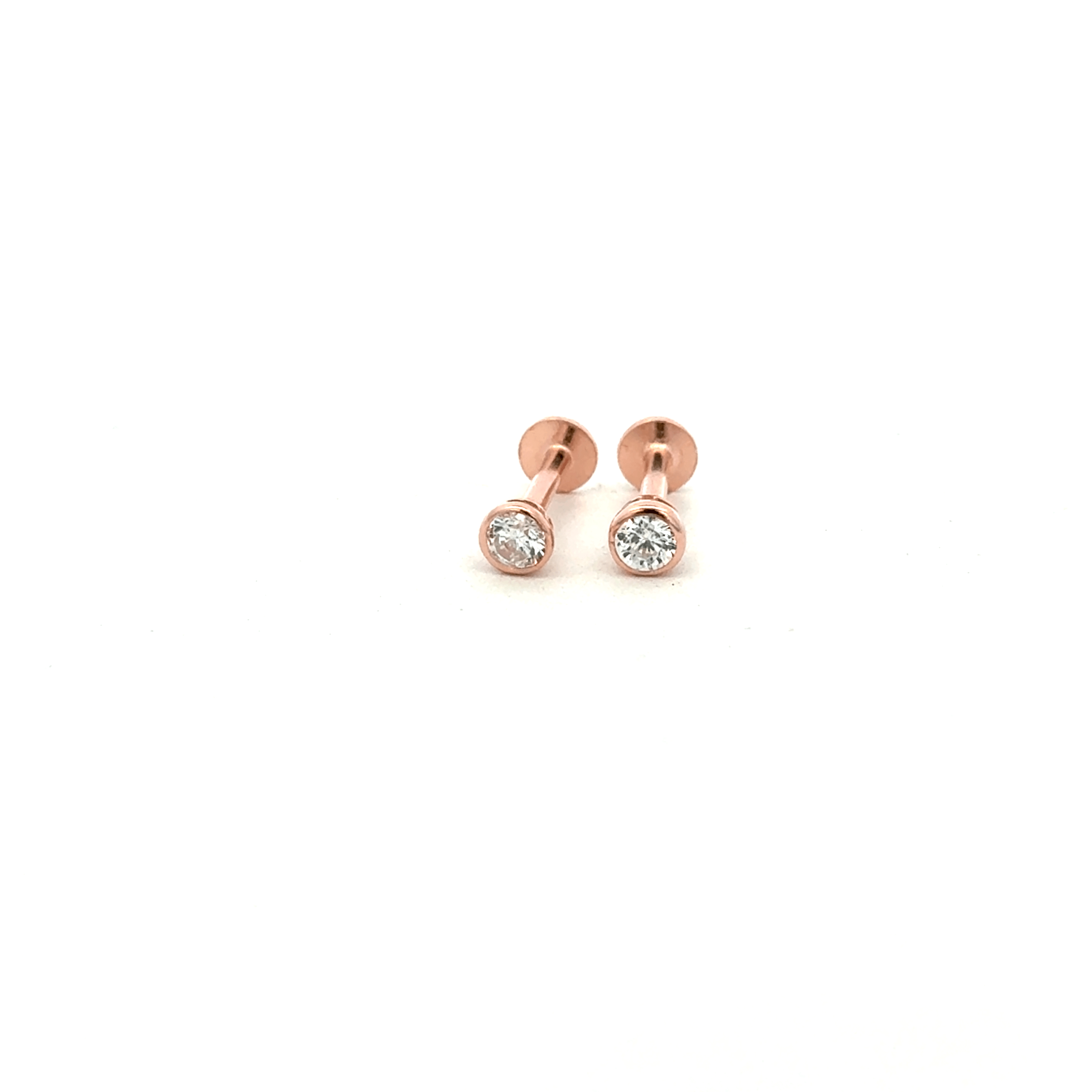 White Stone Stud