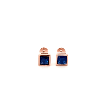 Blue Stone Earring