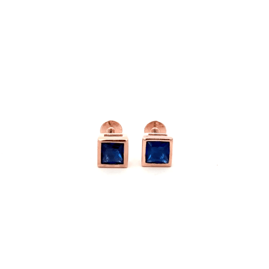 Blue Stone Earring