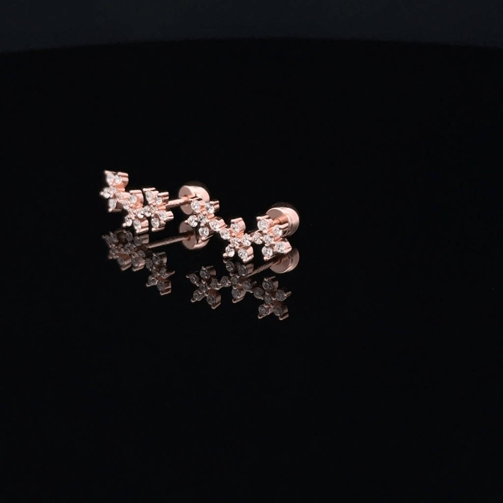 Rosegold 5 Stone Second Stud