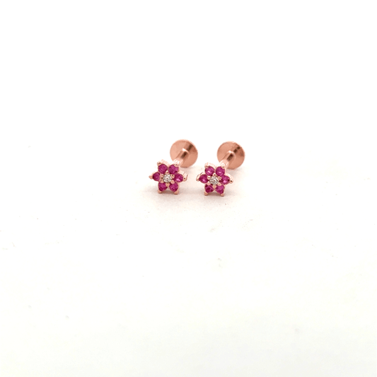 Flower earring