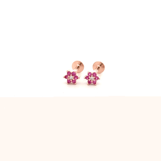 Flower earring