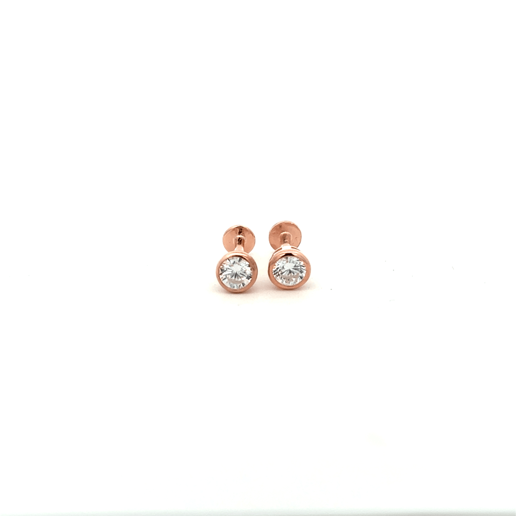 White Stone Stud