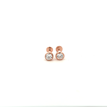White Stone Stud