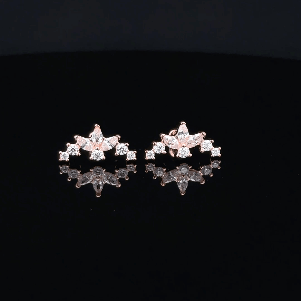 Rosegold Tristate Second Stud