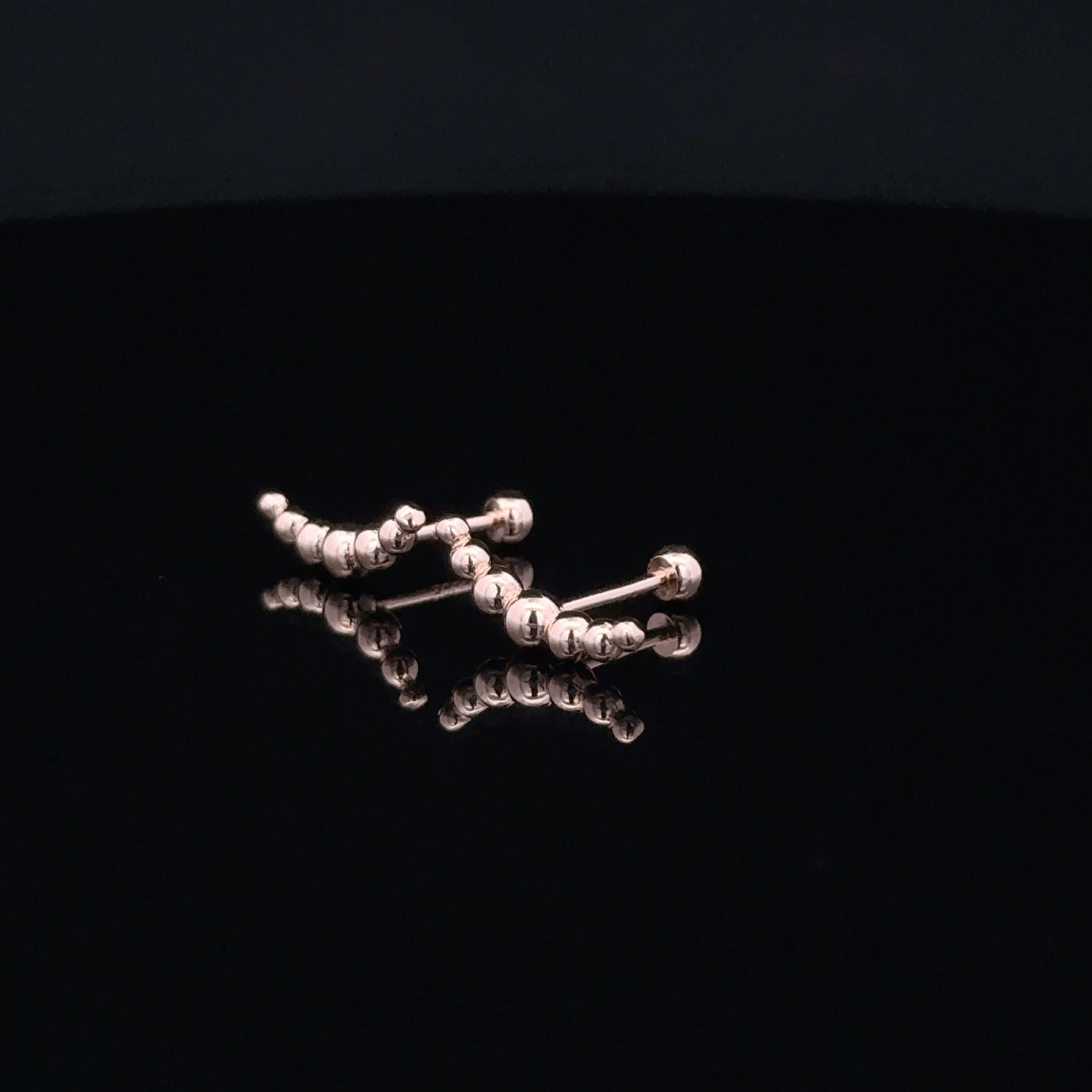 Rosegold Ball Second Stud