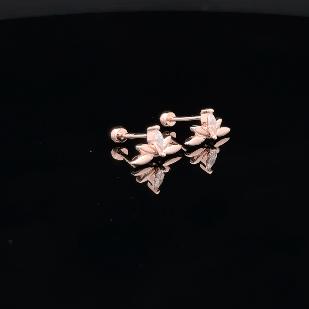 Rosegold 5 Drop Second Stud