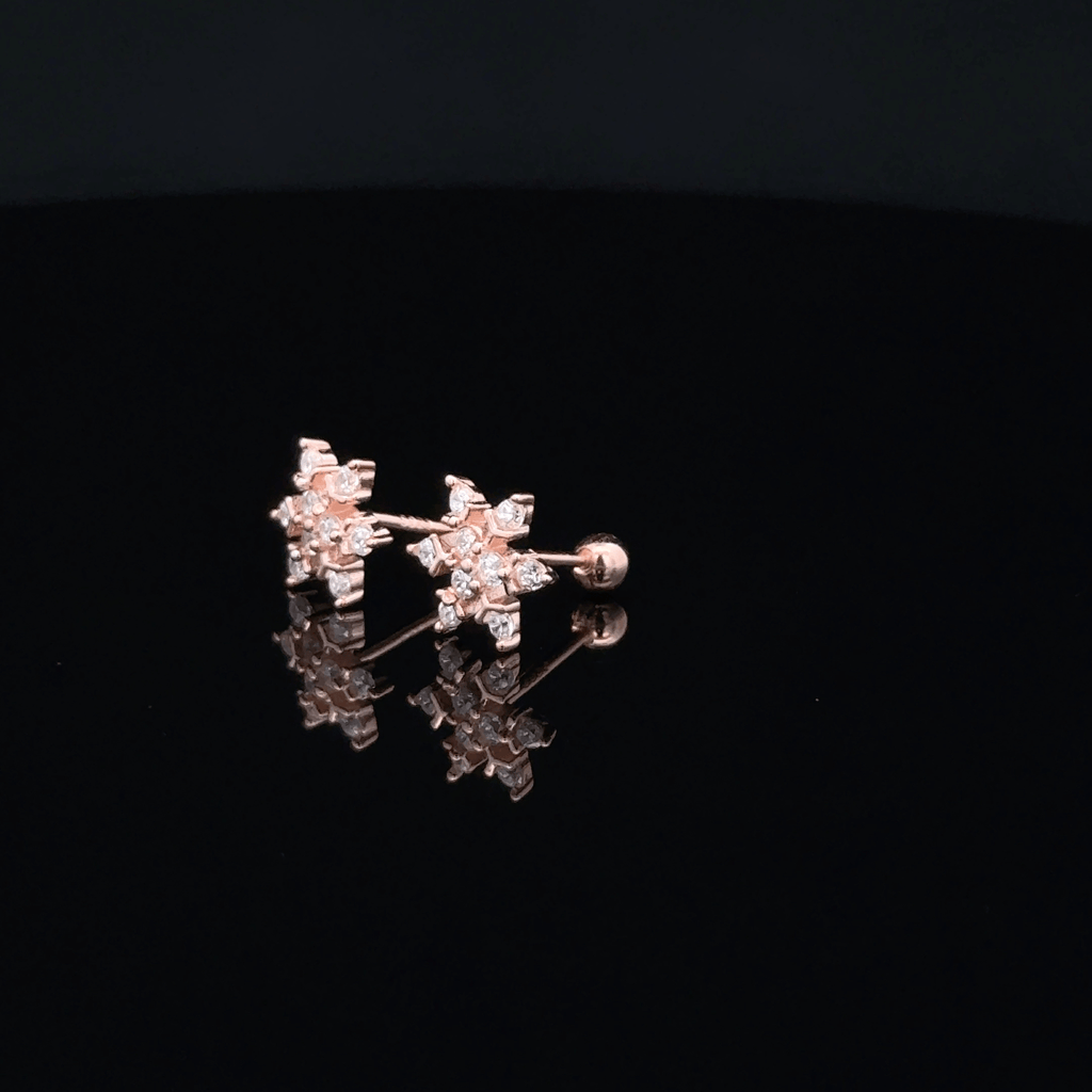Rosegold Star Second stud