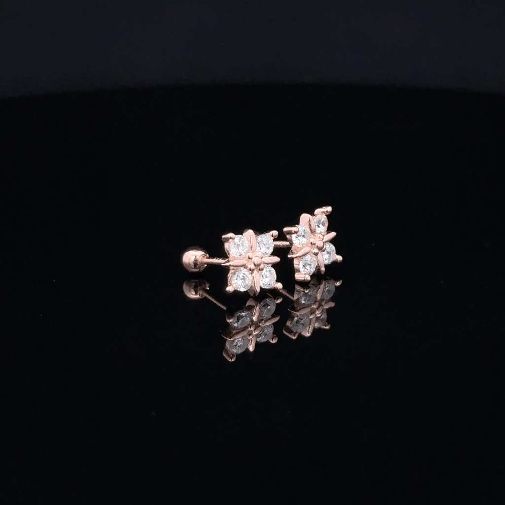 Rosegold Square Second Stud