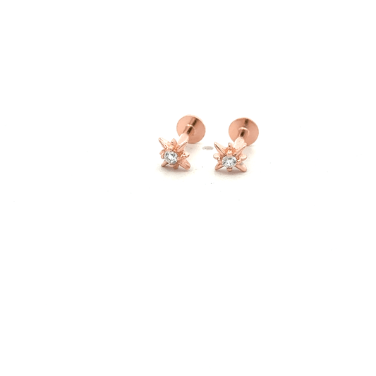White Stone Stud