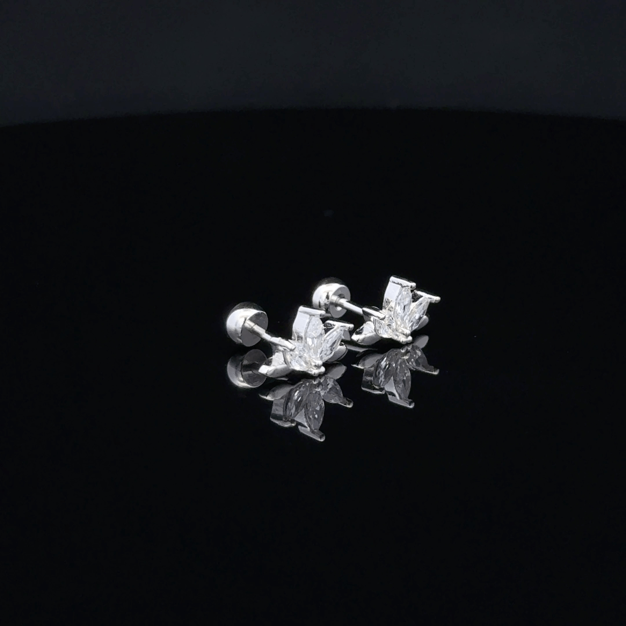 Silver 5 Thread Second Stud