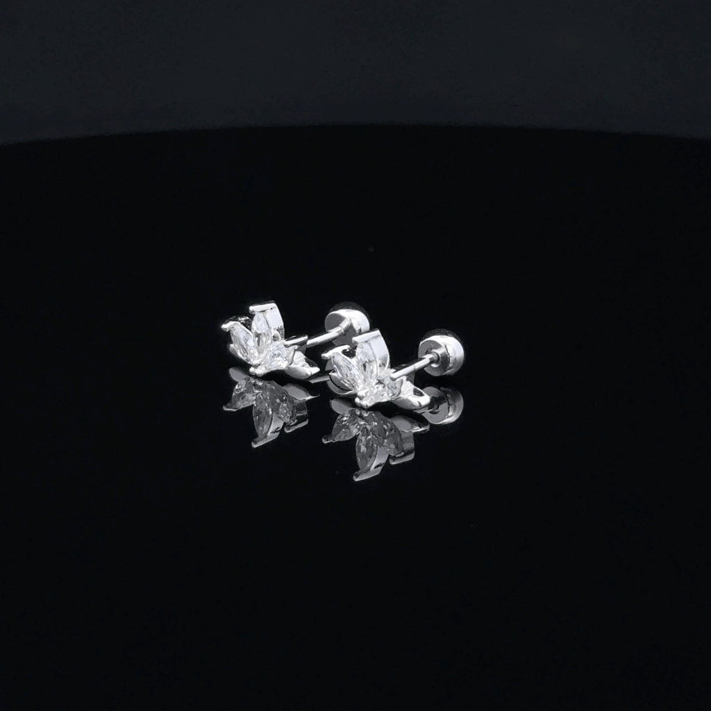 Silver 5 Thread Second Stud
