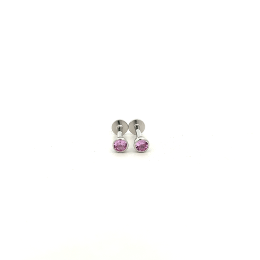 Pink Stone Stud