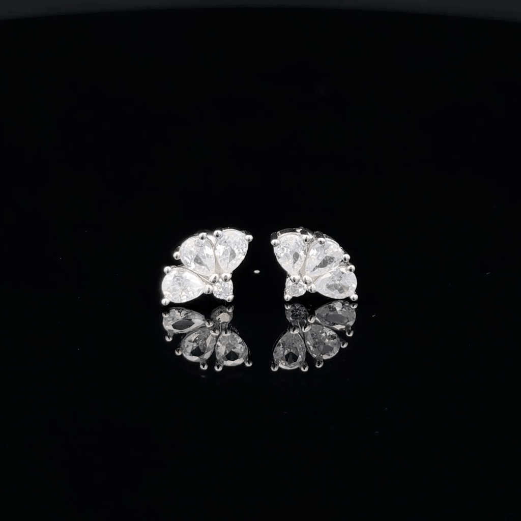 Silver Leaf Second Stud