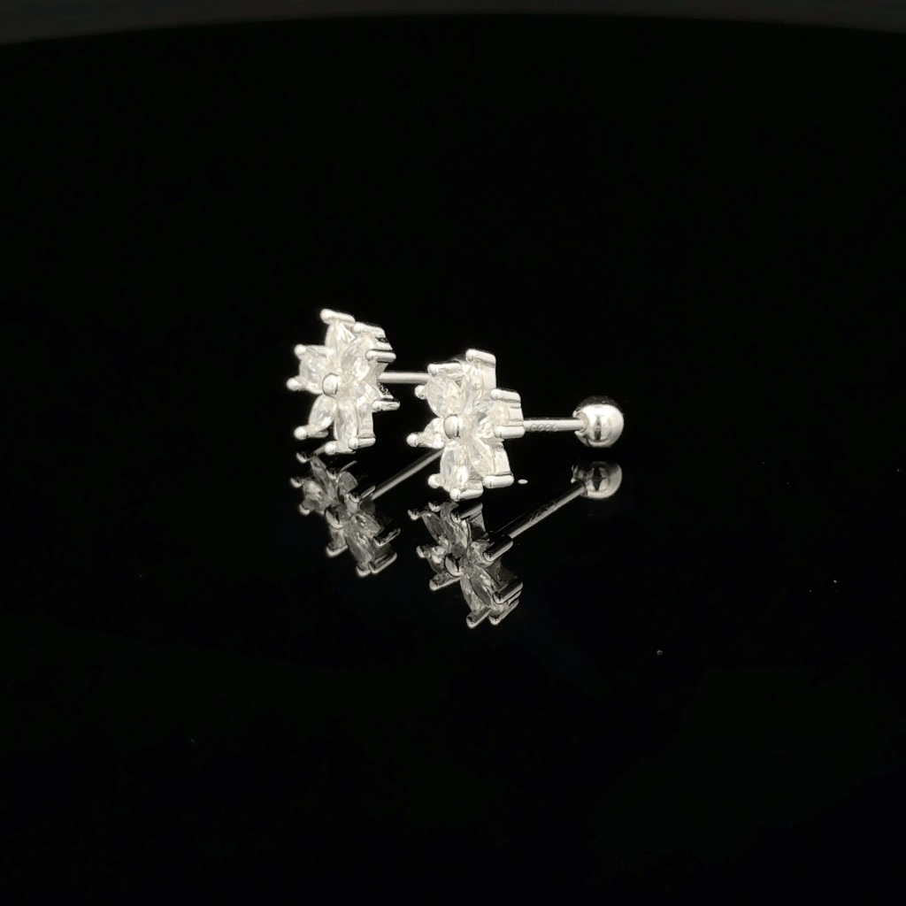 Flower shape second stud