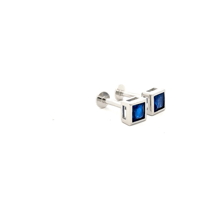 Blue Stone Earring