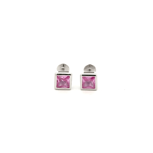 Pink Stone Stud