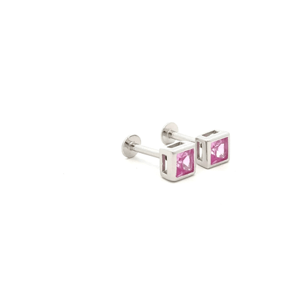 Pink Stone Stud