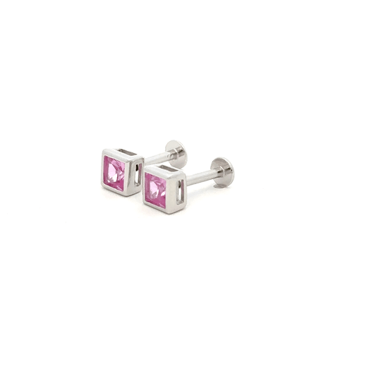 Pink Stone Stud