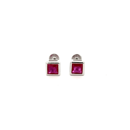 Pink Stone Stud