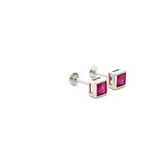Pink Stone Stud