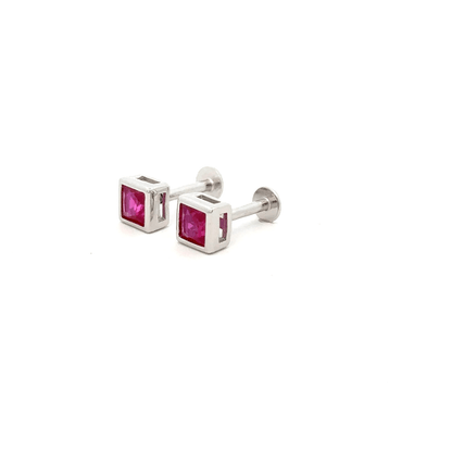Pink Stone Stud