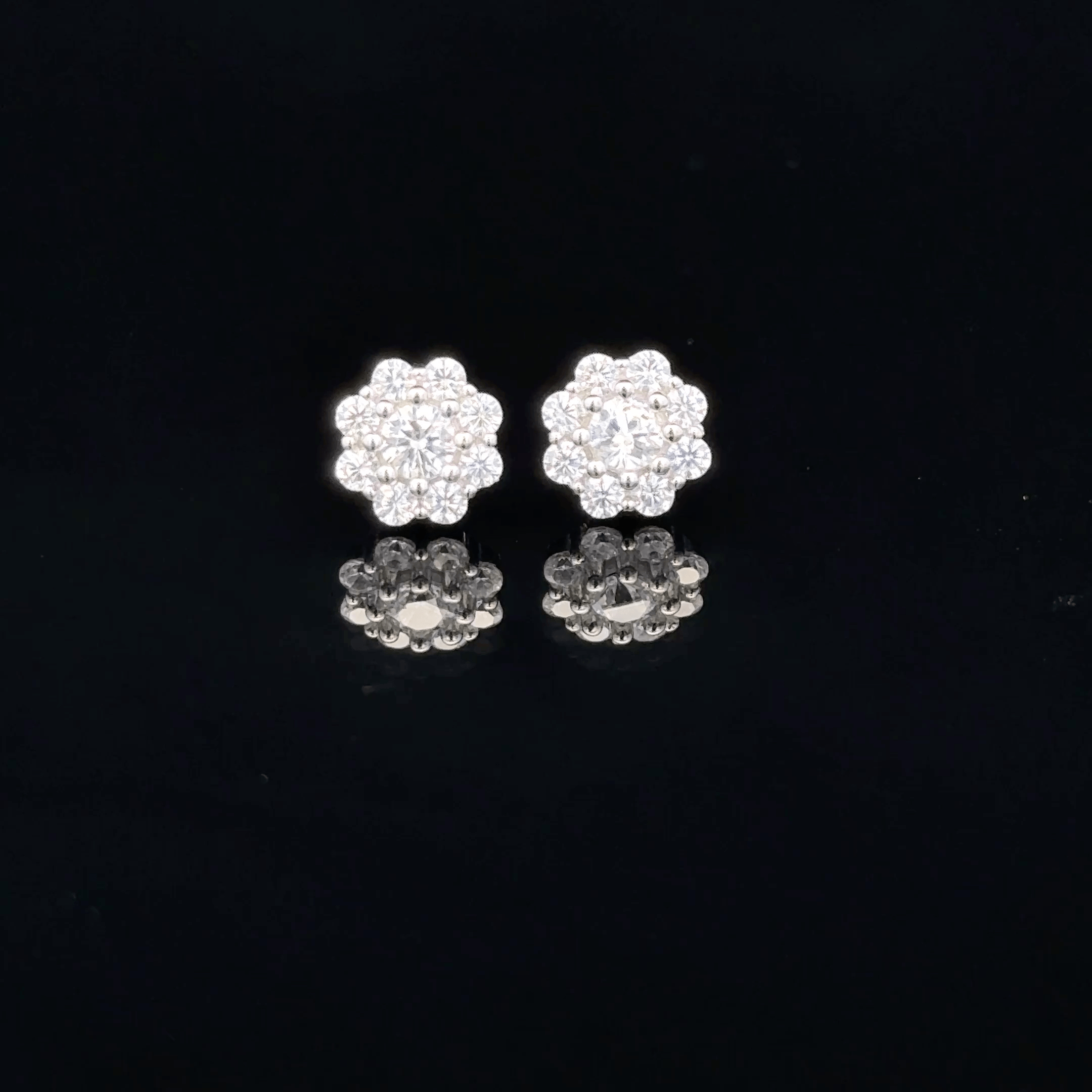 Flower shape second stud