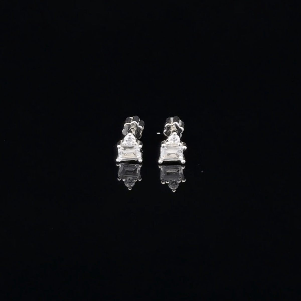 Square Stone Second Stud