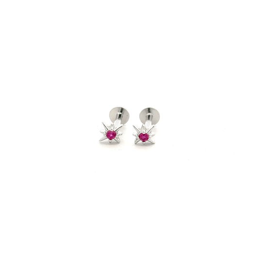 Sparkle pink Stud