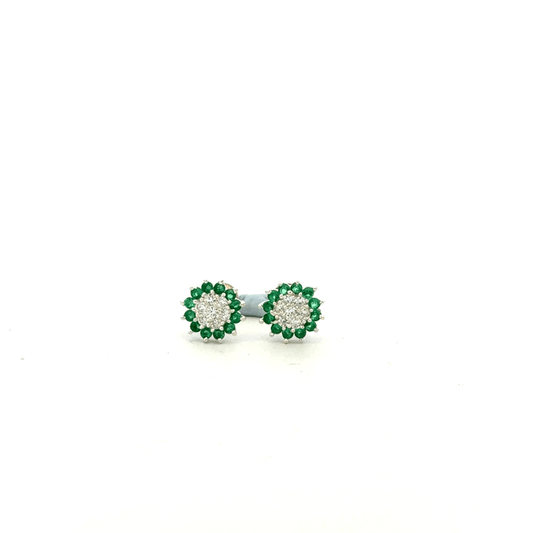 Multistone Green Second Earrings
