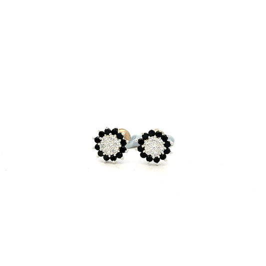 Multistone Black Second Earrings
