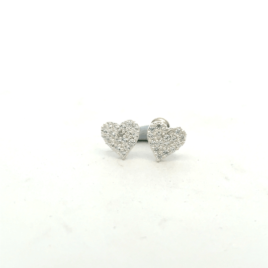 Multistone Heart Second Earring