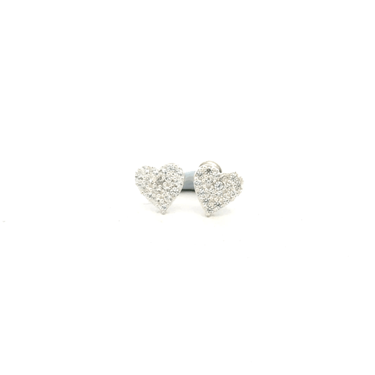 Multistone Heart Second Earring