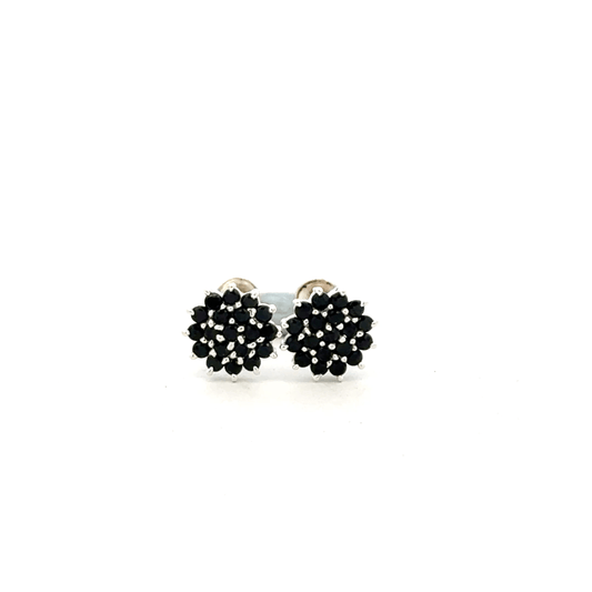 Multistone Black Second Earring