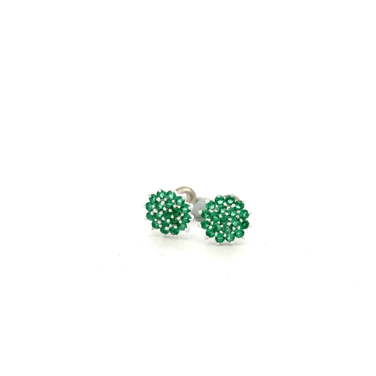 Multistone Green Second Earring