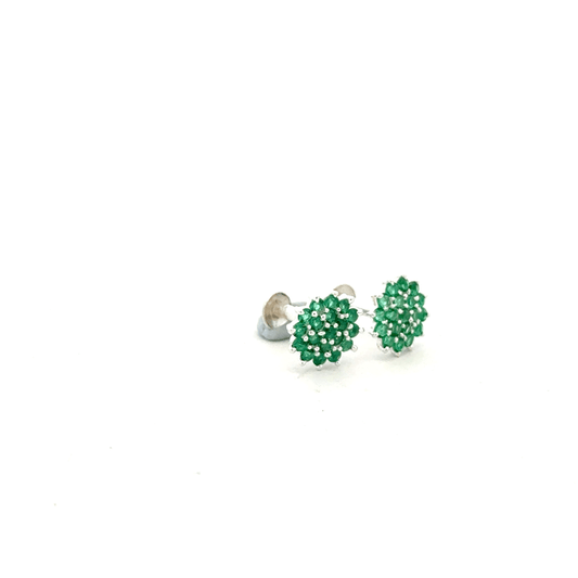 Multistone Green Second Earring