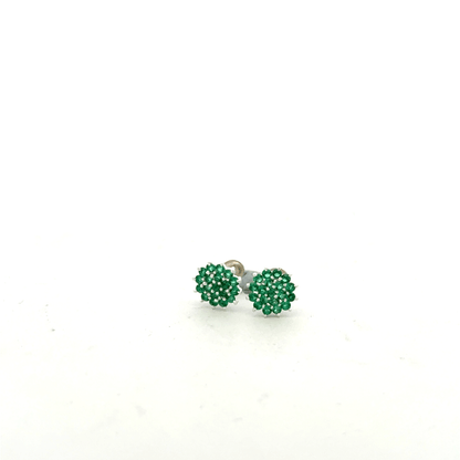 Multistone Green Second Earring