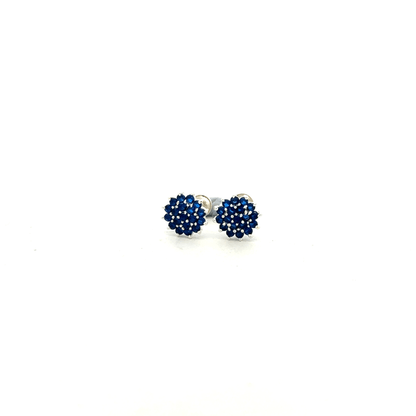 Multistone Blue Second Earring