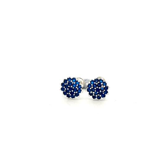 Multistone Blue Second Earring